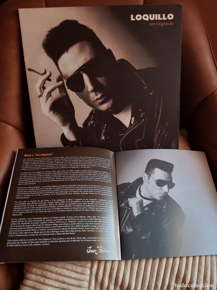 Discos de vinilo: LOQUILLO - CON ELEGANCIA - LP - Con libreto - Foto 3