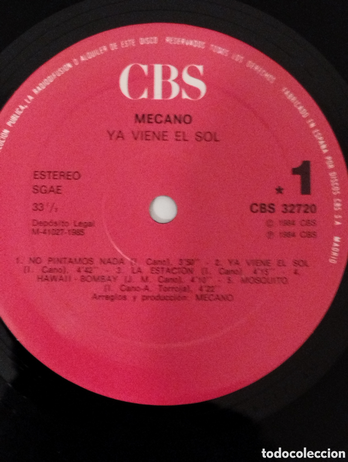 Discos de vinilo: MECANO, YA VIENE EL SOL - Foto 3