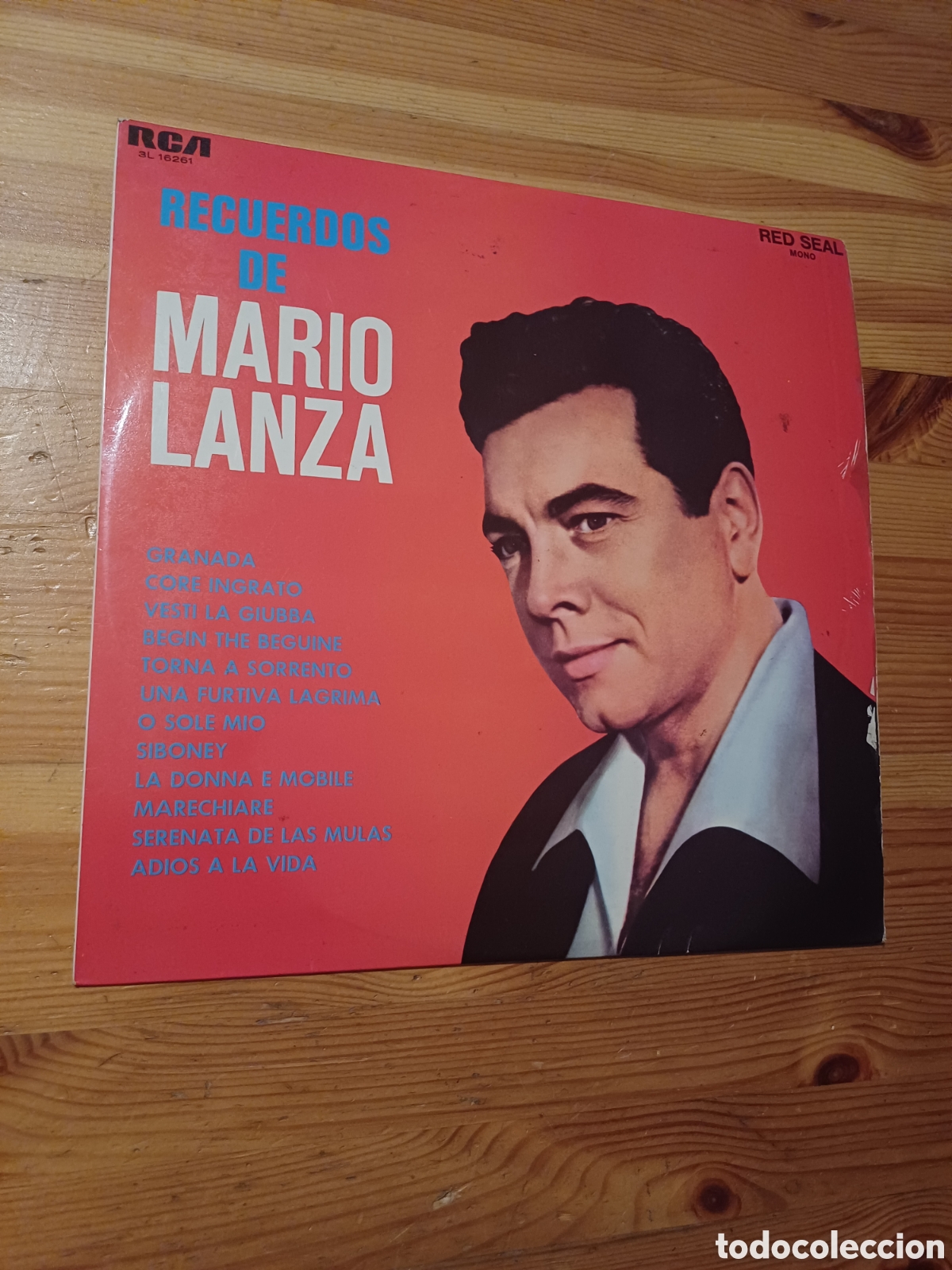 Discos de vinilo: Recuerdo de Mario Lanza Vinilo LP Comprobado funcionando - Foto 1