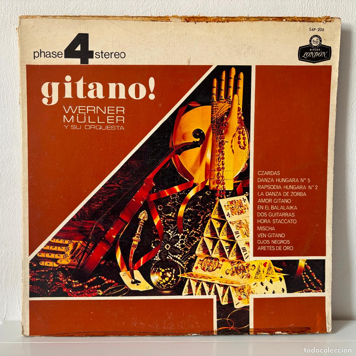 Discos de vinilo: Gitano! Werner M&uuml;ller y su orquesta. PEDIDO M&Iacute;NIMO 5&euro; - Foto 1