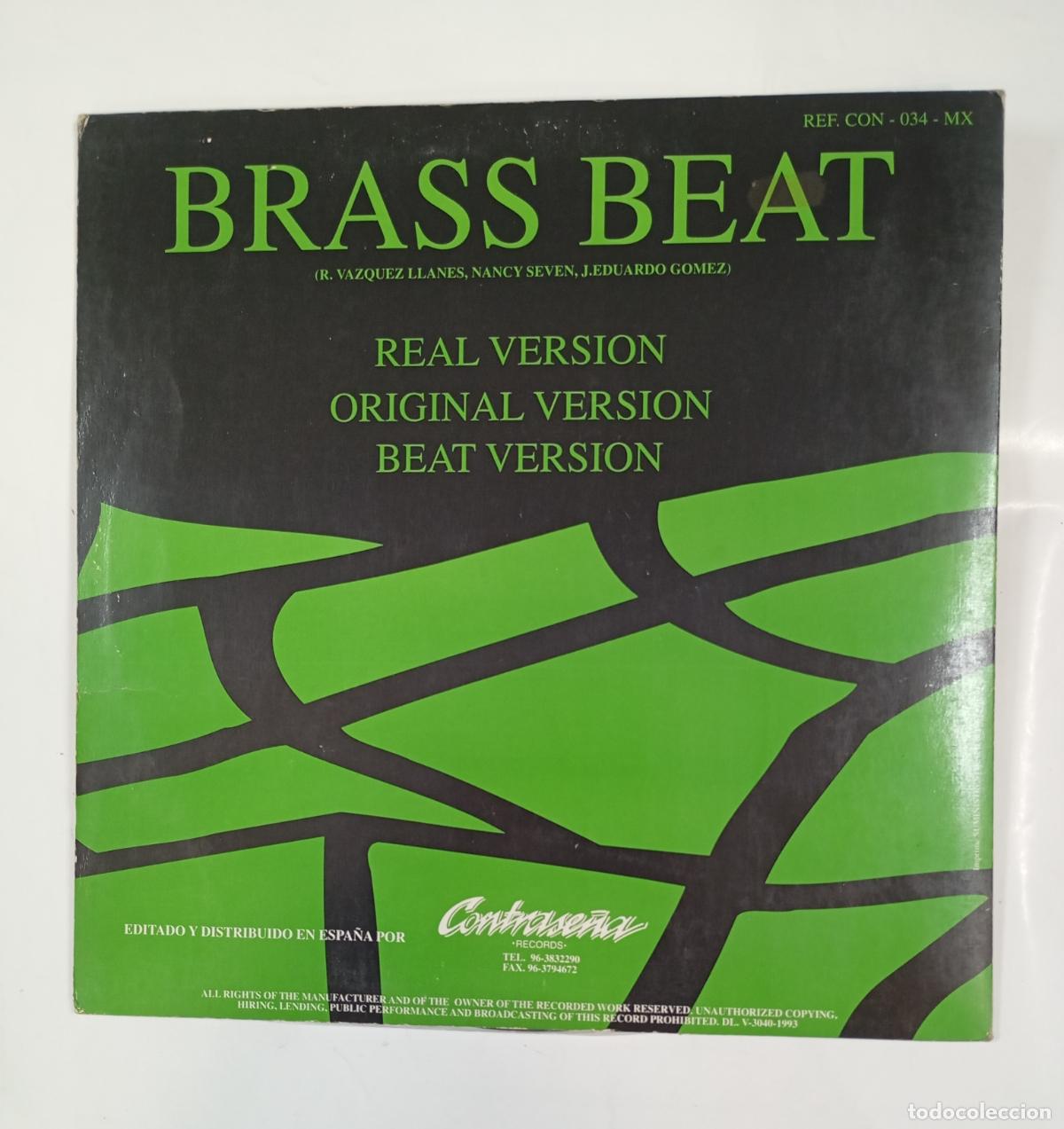 Discos de vinilo: THIS IS A PRESENCE. BRASS BEAT. MAXI-SINGLE. TDKDA44 - Foto 2