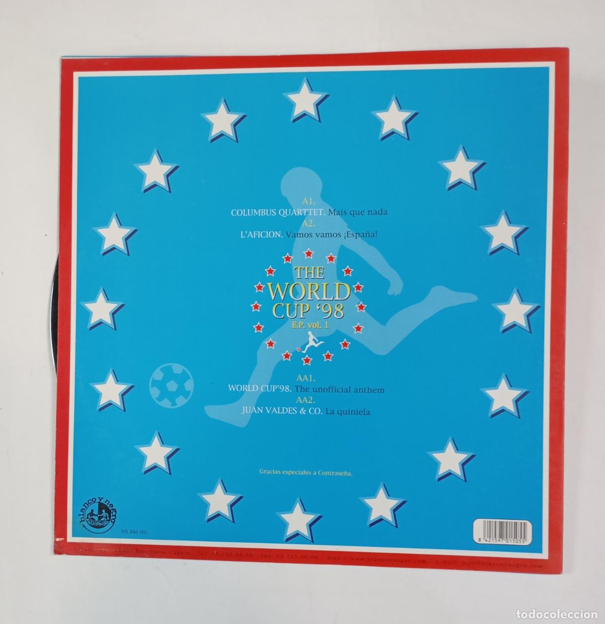 Discos de vinilo: THE WORLD CUP 98. E.P. VOL 1. MAXI-SINGLE. TDKDA44 - Foto 2