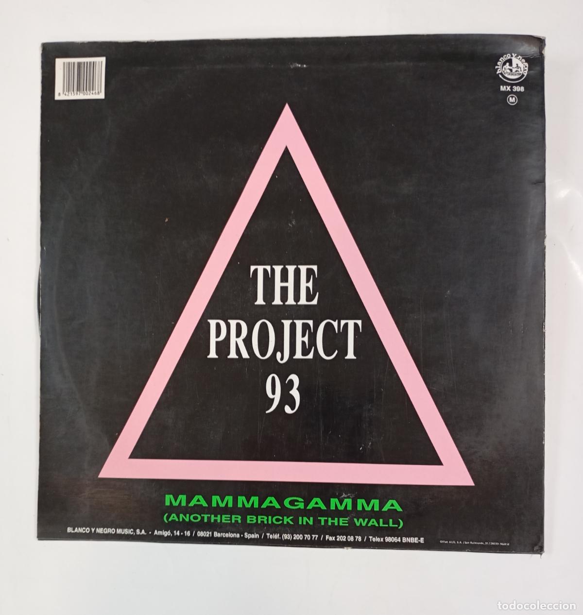 Discos de vinilo: THE PROJECT 93. MAMMAGAMMA. MAXI-SINGLE. TDKDA44 - Foto 2