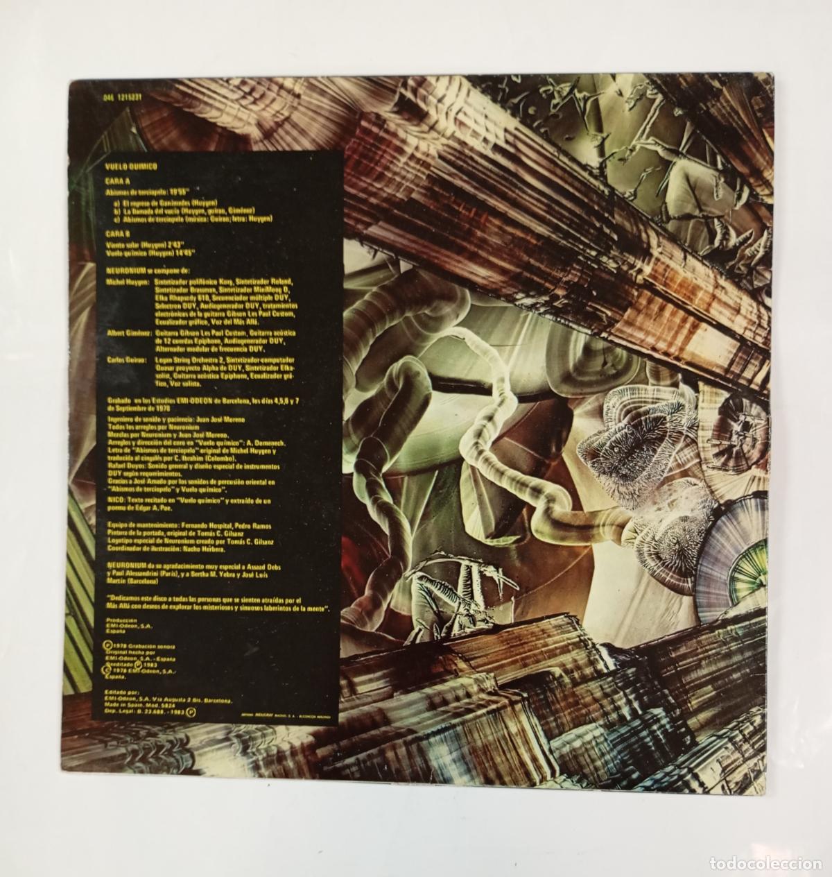 Discos de vinilo: Neuronium &ndash; Vuelo Qu&iacute;mico - LP. TDKLP15 - Foto 2