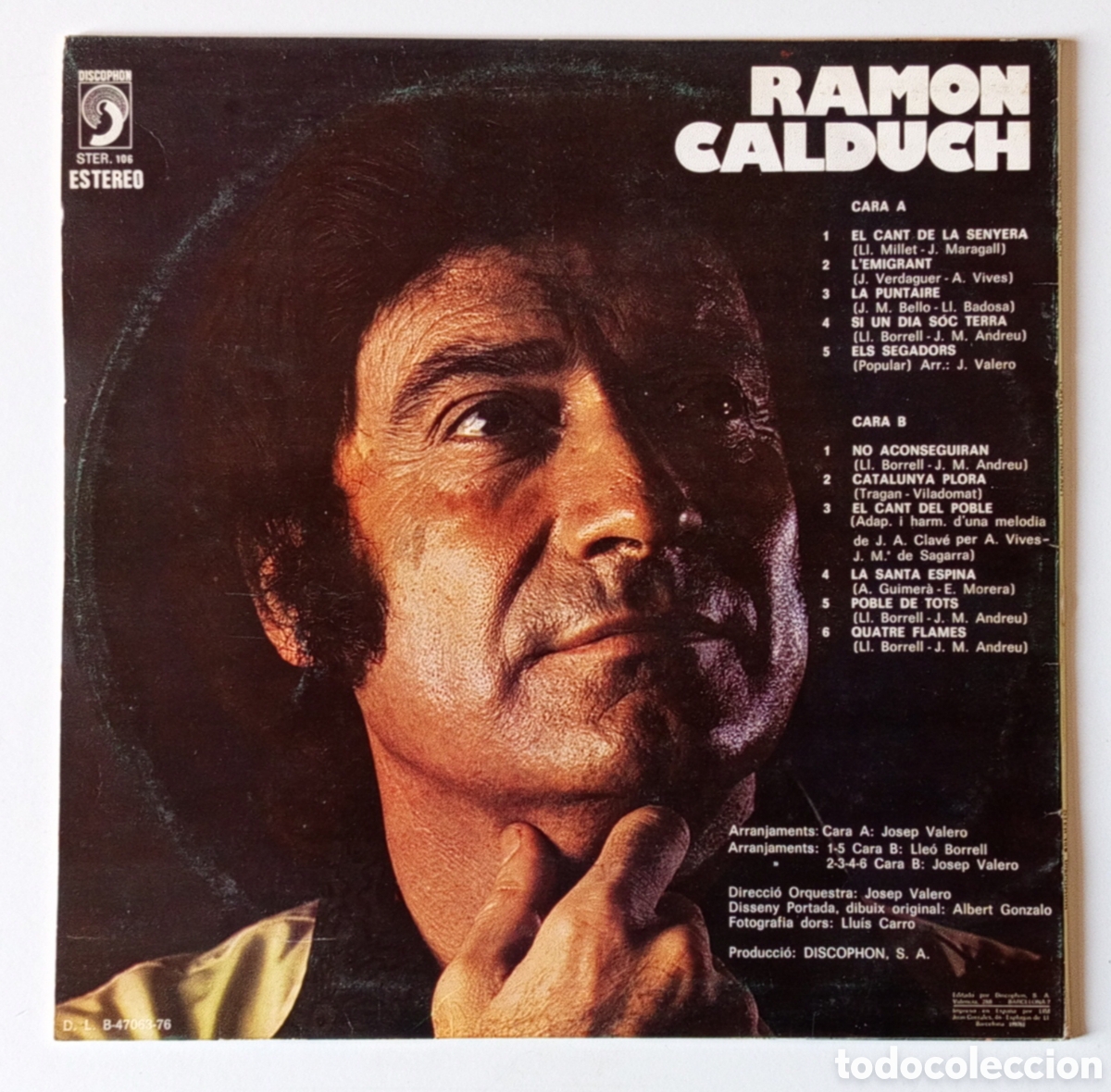 Discos de vinilo: RAMON CALDUCH, CATALUNYA TRIOMFANT - Foto 2