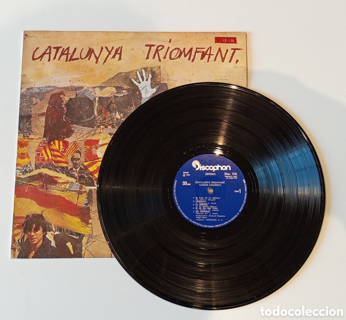 Discos de vinilo: RAMON CALDUCH, CATALUNYA TRIOMFANT - Foto 3