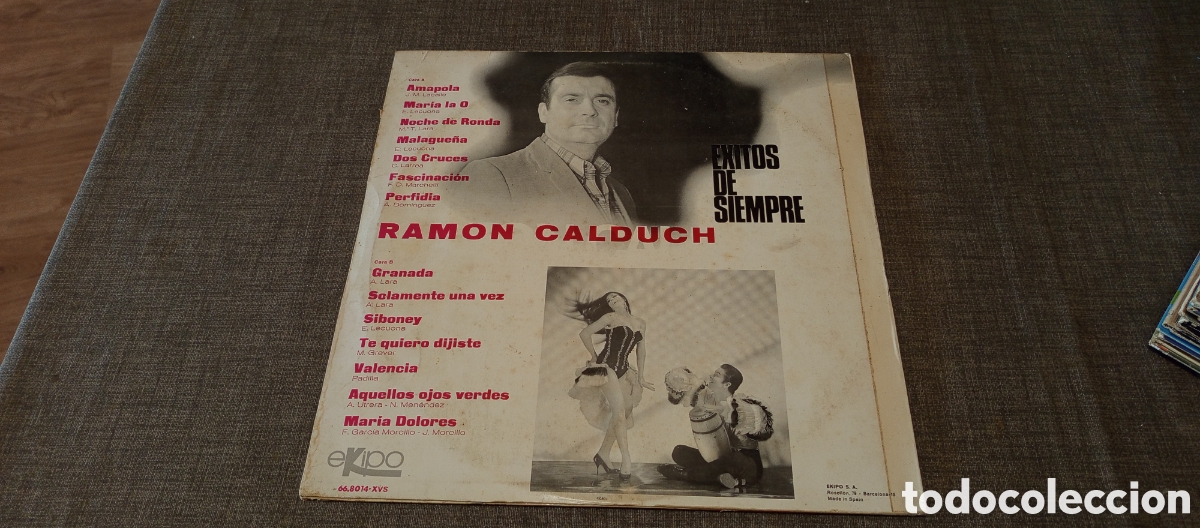Discos de vinilo: VINILO RAMON CALDUCH, EXITOS DE SIEPRE. - Foto 2