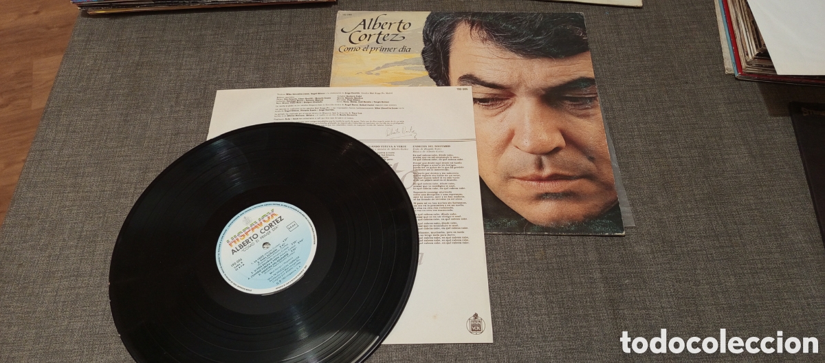 Discos de vinilo: ALBERTO CORTEZ VINILO &rdquo;COMO EL PRIMER DIA&rdquo; - Foto 3