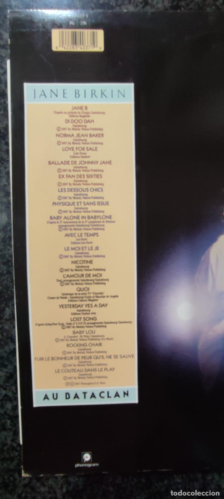 Discos de vinilo: Au Bataclan - Jane Birkin - Foto 2
