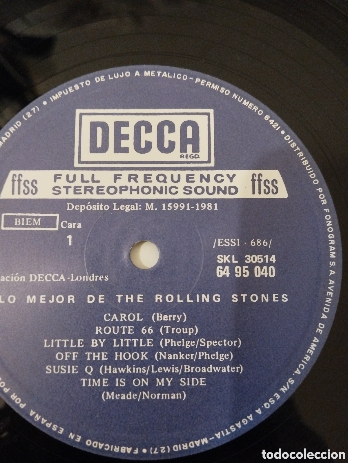 Discos de vinilo: LO MEJOR DE ROLLING STONES SPAIN 1981 - Foto 3