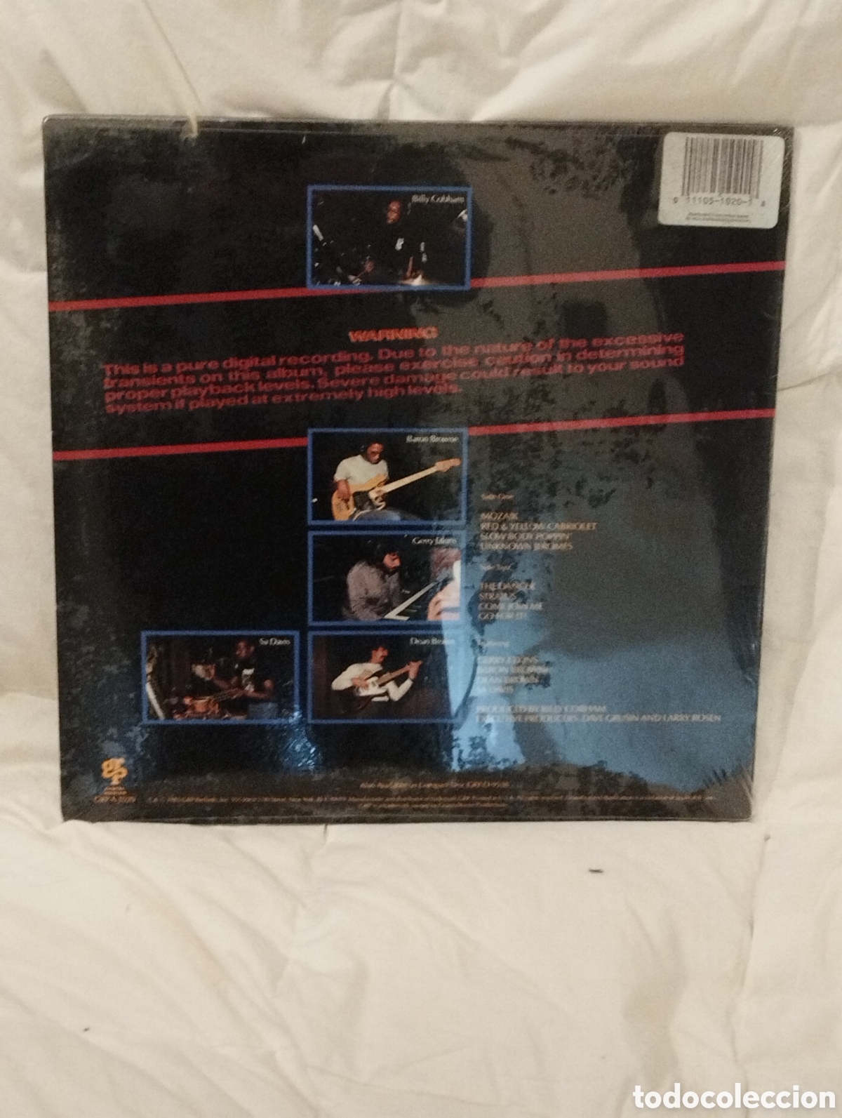 Discos de vinilo: BILLY COBHAM ,WARNING,USA 1985 NUEVO - Foto 2