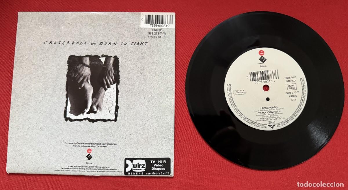 Discos de vinilo: Tracy Chapman 45t Crossroad EX EX - Foto 2