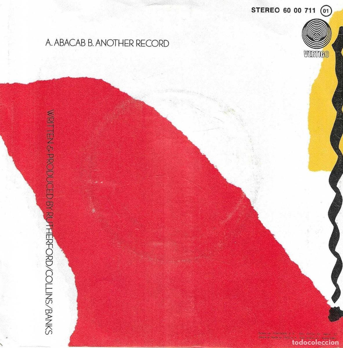 Discos de vinilo: GENESIS - ABACAB / ANOTHER RECORD - VERTIGO - 1981 - Foto 4