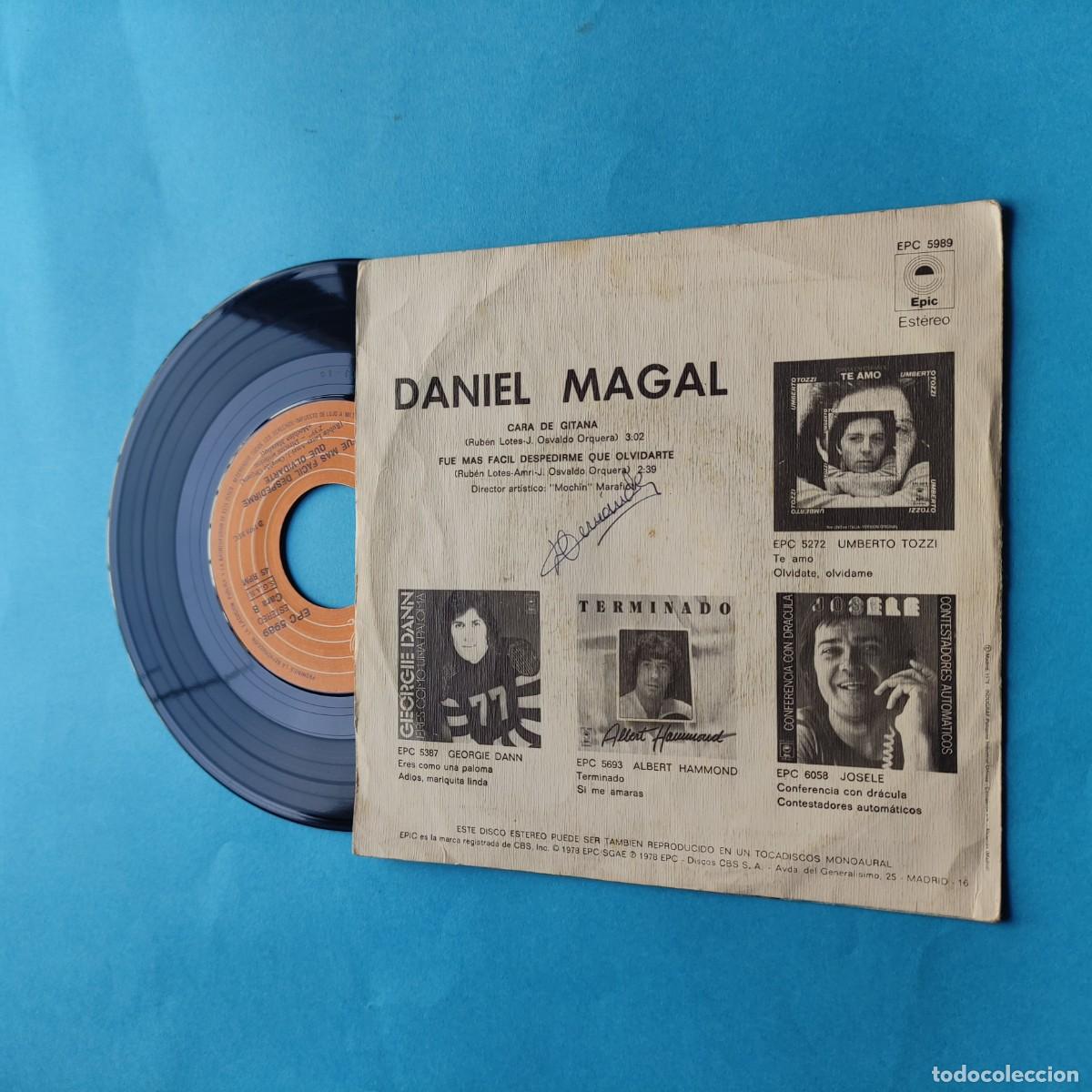 Discos de vinilo: DANIEL MAGAL - CARA DE GITANA - SINGLE * juani - Foto 2