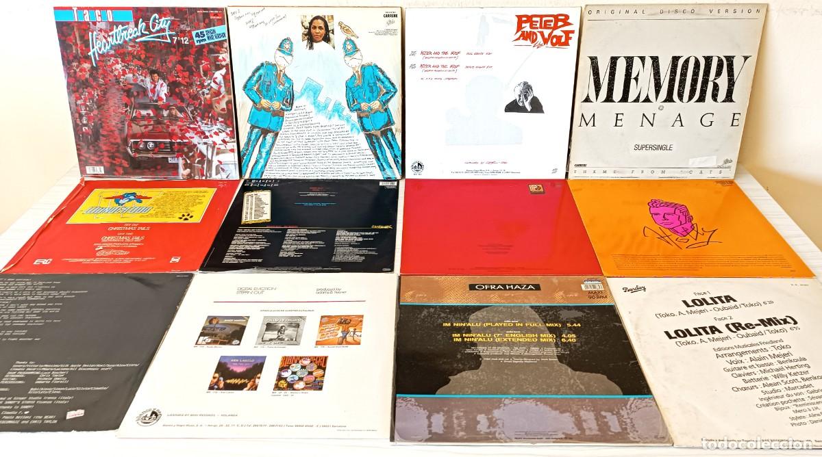 Discos de vinilo: LOTE 12 MAXIS DISCO 80&acute;S - Foto 1