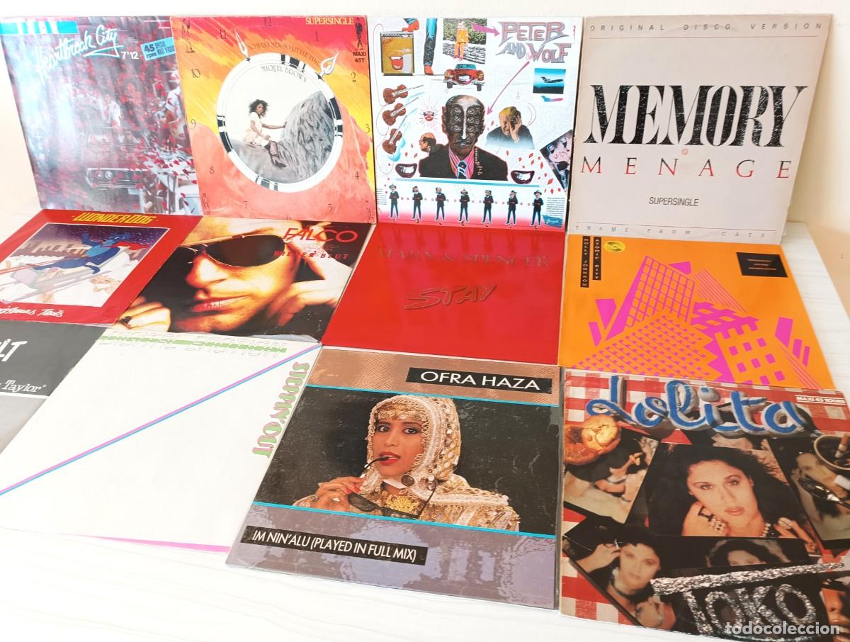 Discos de vinilo: LOTE 12 MAXIS DISCO 80&acute;S - Foto 3
