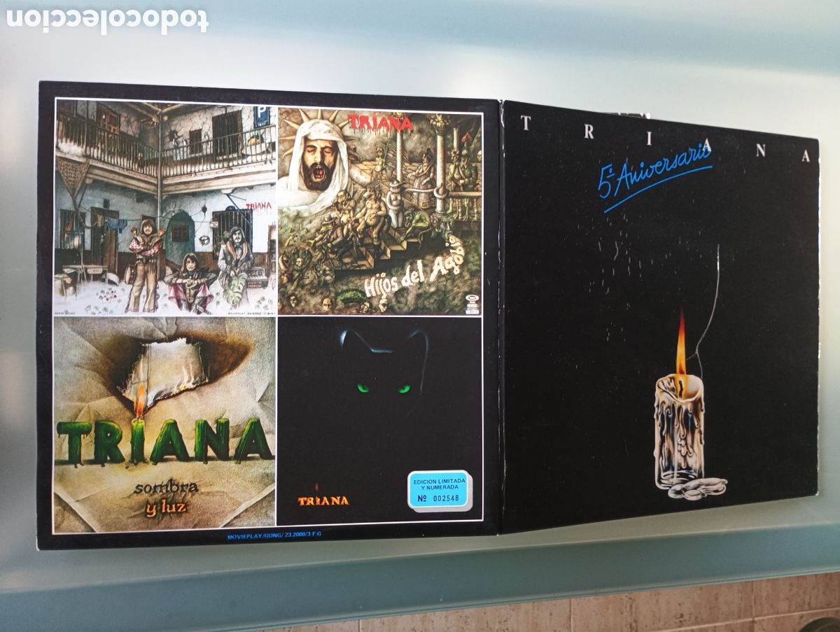 Discos de vinilo: Lote de discos del grupo TRIANA - Foto 4