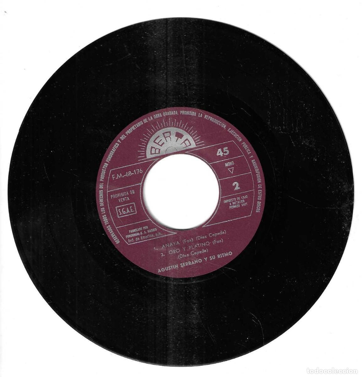 Discos de vinilo: ORQUESTA MONTERREY - DIEZ CEPEDA - ERES FORMIDABLE +3 - DISCOS BERTA - 1970 - Foto 3