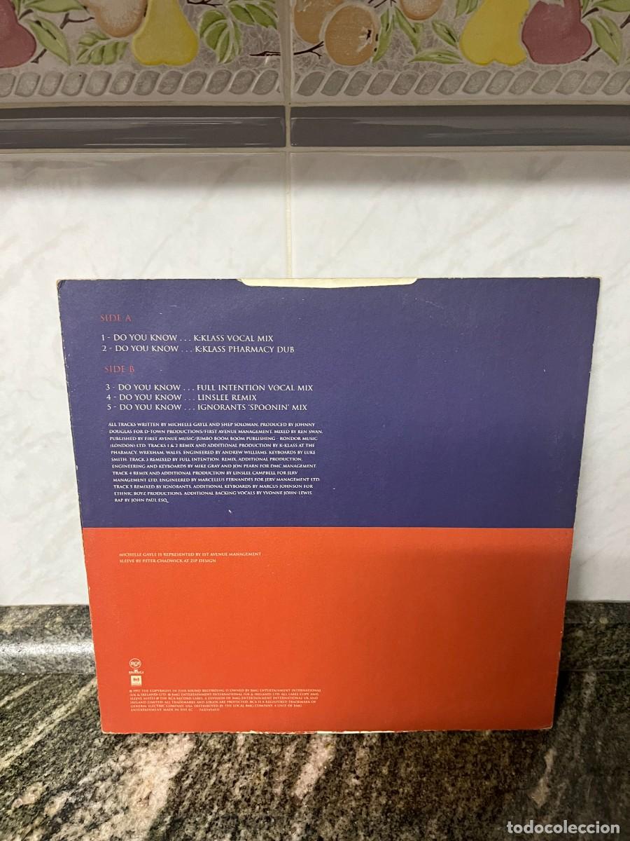 Discos de vinilo: Michelle Gayle Do You Know - Foto 2