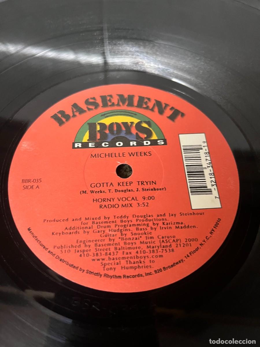Discos de vinilo: Michelle Weeks Gotta Keep Tryin - Foto 3