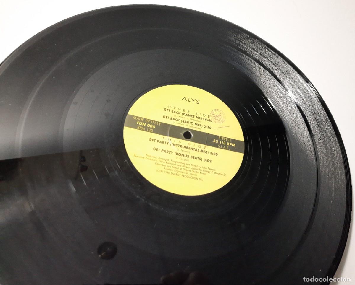 Discos de vinilo: Alys &ndash; Get back / Get party - Foto 5