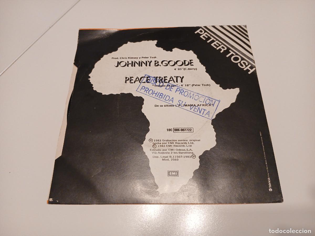 Discos de vinilo: Peter Tosh -Johnny B. Goode- (1983) single - Foto 5