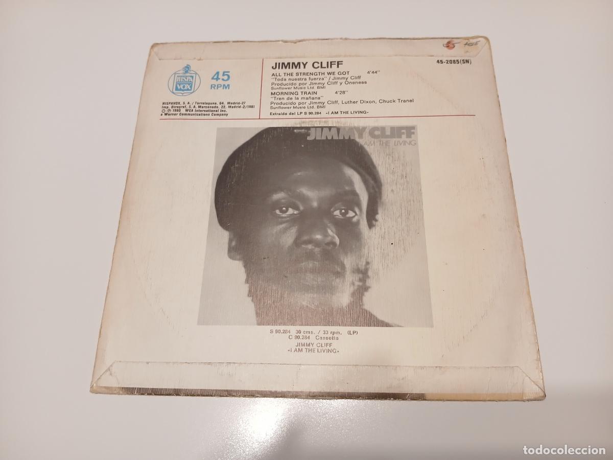 Discos de vinilo: Jimmy Cliff -All the strength we got- (1981) single - Foto 5