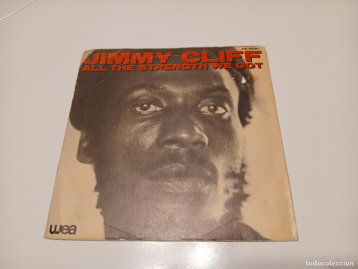 Discos de vinilo: Jimmy Cliff -All the strength we got- (1981) single - Foto 1