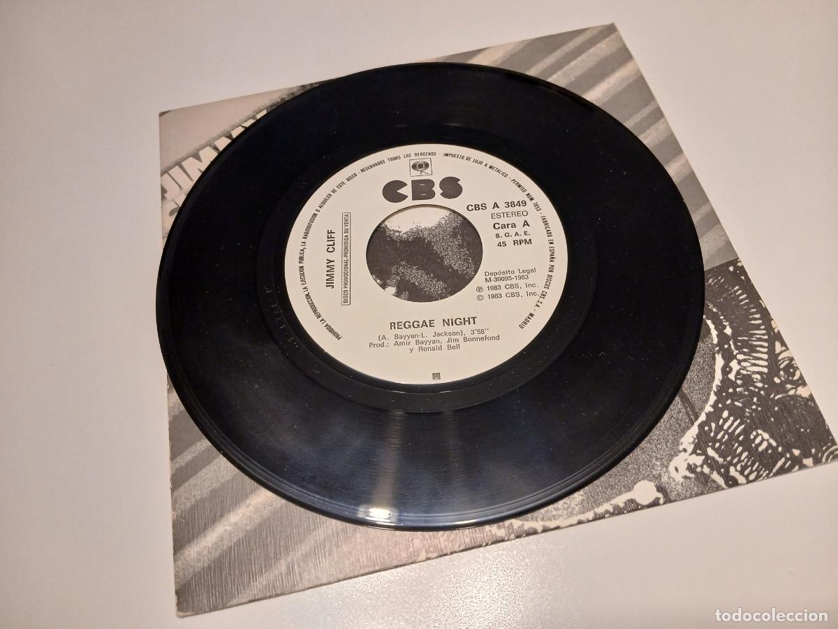 Discos de vinilo: Jimmy Cliff -Reggae nights- (1983) single - Foto 4