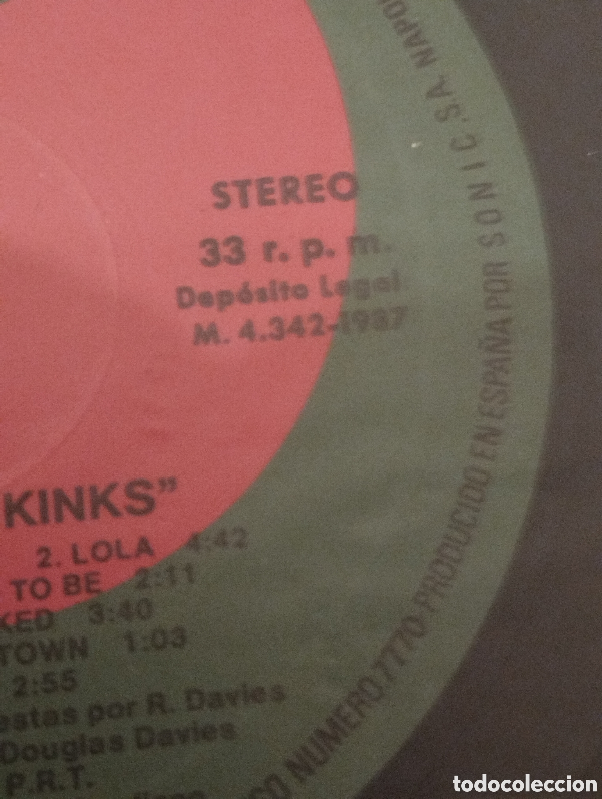 Discos de vinilo: THE KINGS , PERCY, 1987 - Foto 3