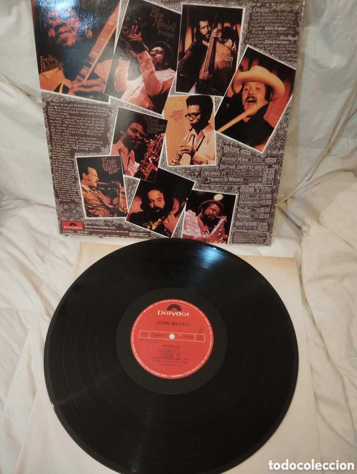 Discos de vinilo: JOHN MAYALL, MOVING ON SPAIN 1972 - Foto 2