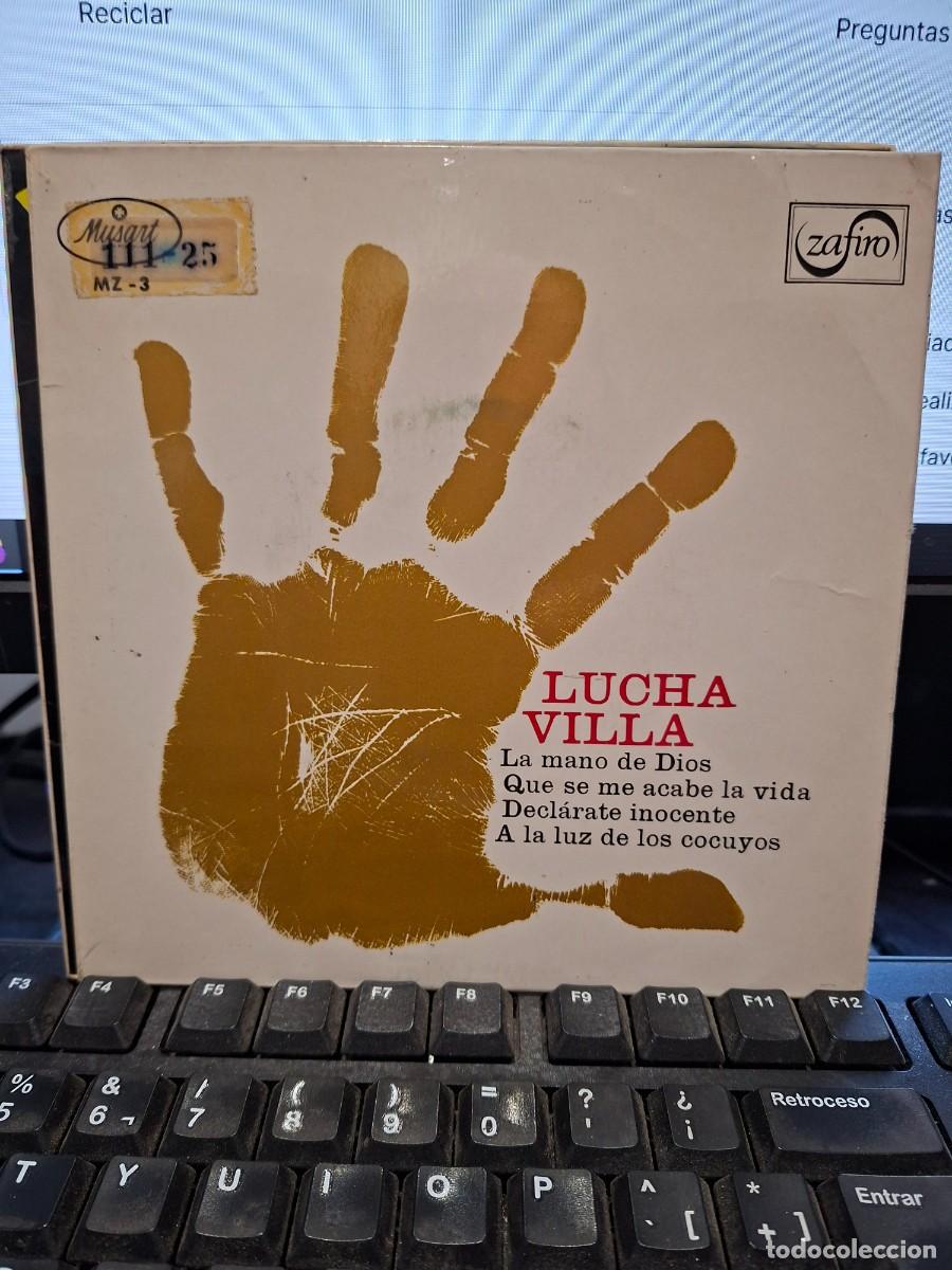 Discos de vinilo: LUCHA VILLA - LA MANO DE DIOS - EP DE VINILO - C-27 - Foto 1