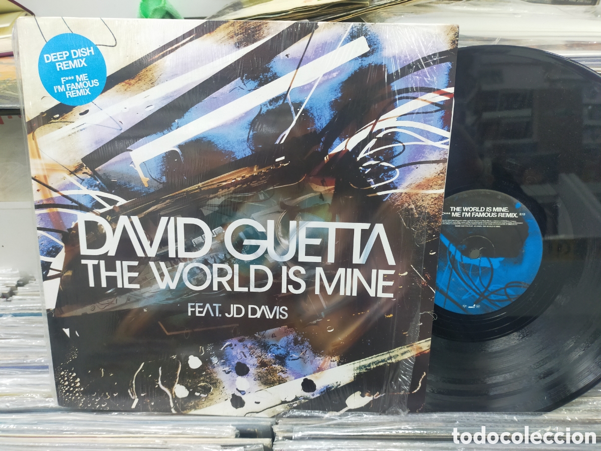 Discos de vinilo: David Guetta maxi the world IS mine 2004 - Foto 1