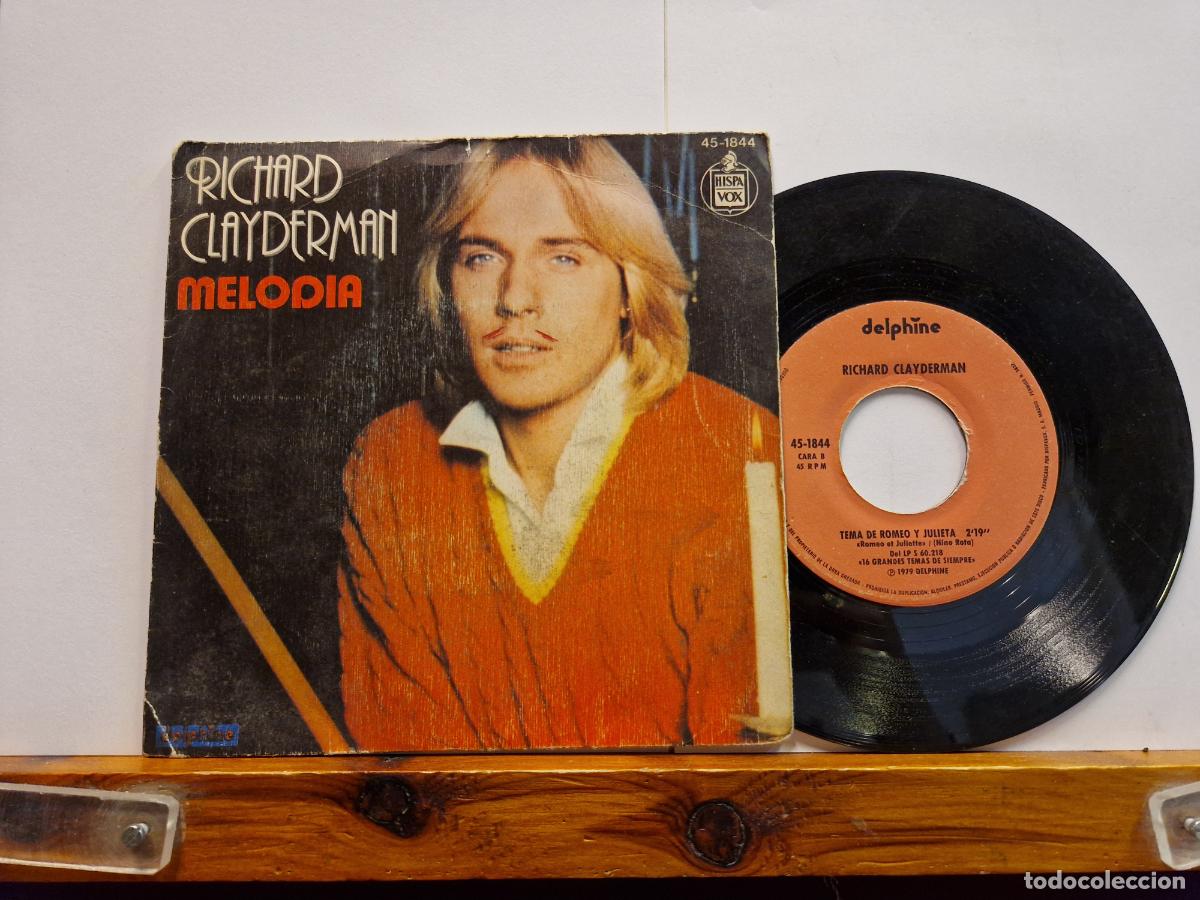Discos de vinilo: SINGLE. RICHARD CLAYDERMAN. MELODIA. - Foto 1