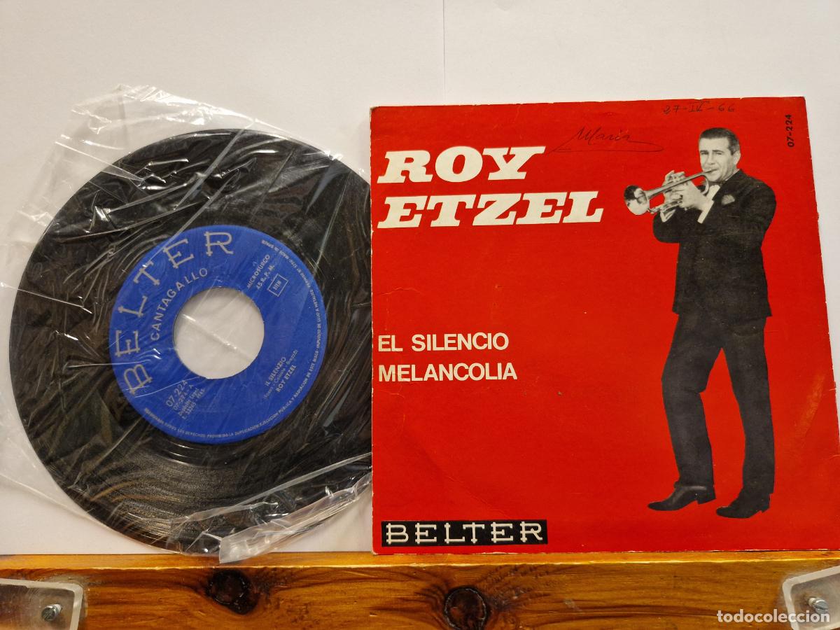 Discos de vinilo: SINGLE. ROY ETZEL. EL SILENCIO MELANCOLIA. - Foto 1