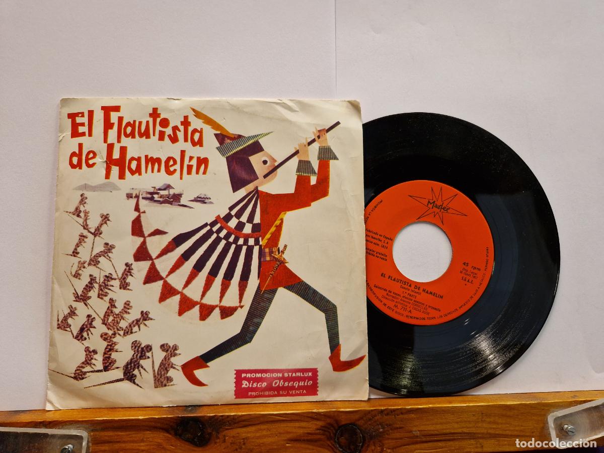 Discos de vinilo: SINGLE. EL FLAUTISTA DE HAMELIN. - Foto 1
