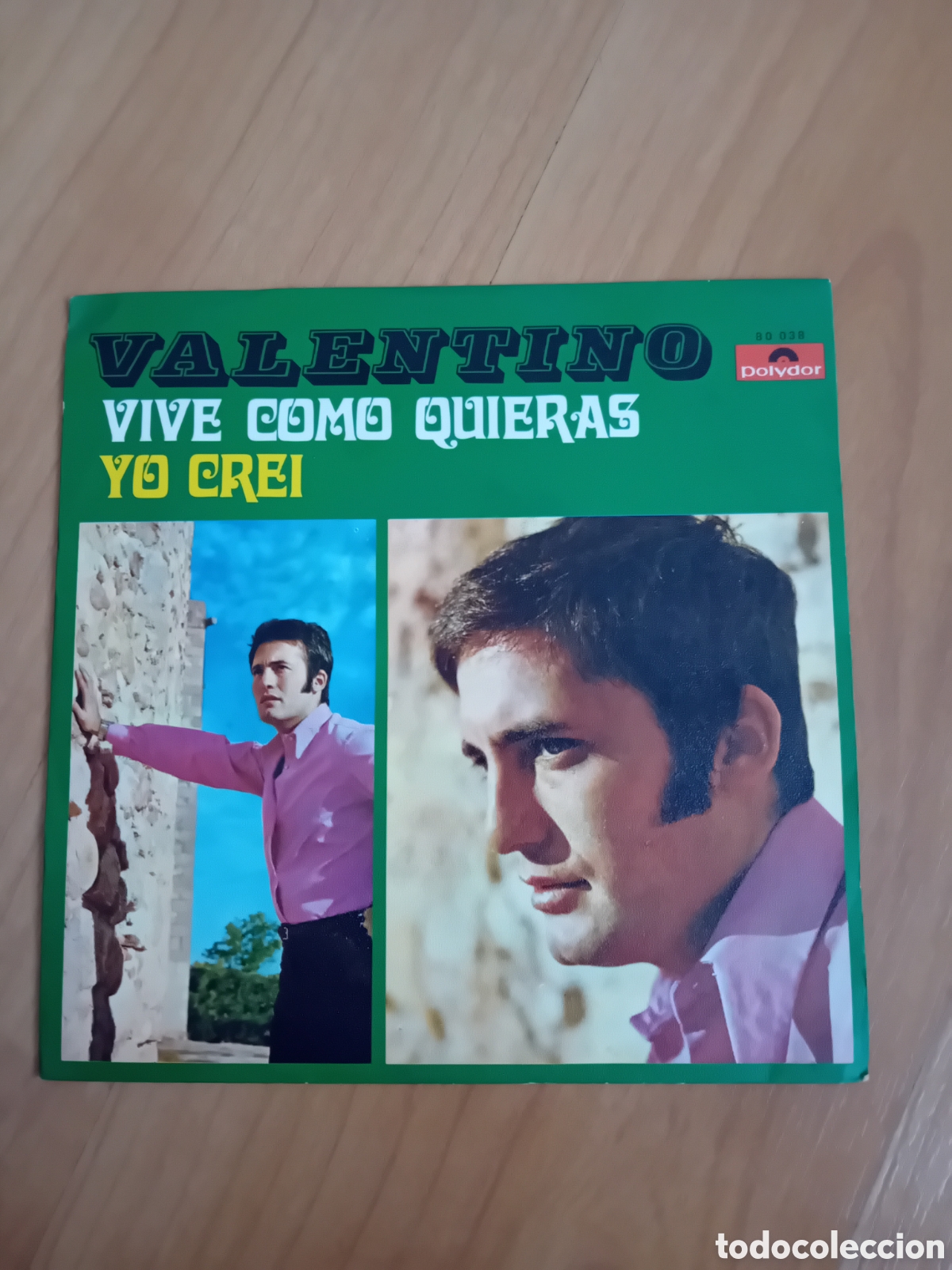 Discos de vinilo: VALENTINO. VIVE COMO QUIERAS. YO CREI - Foto 1