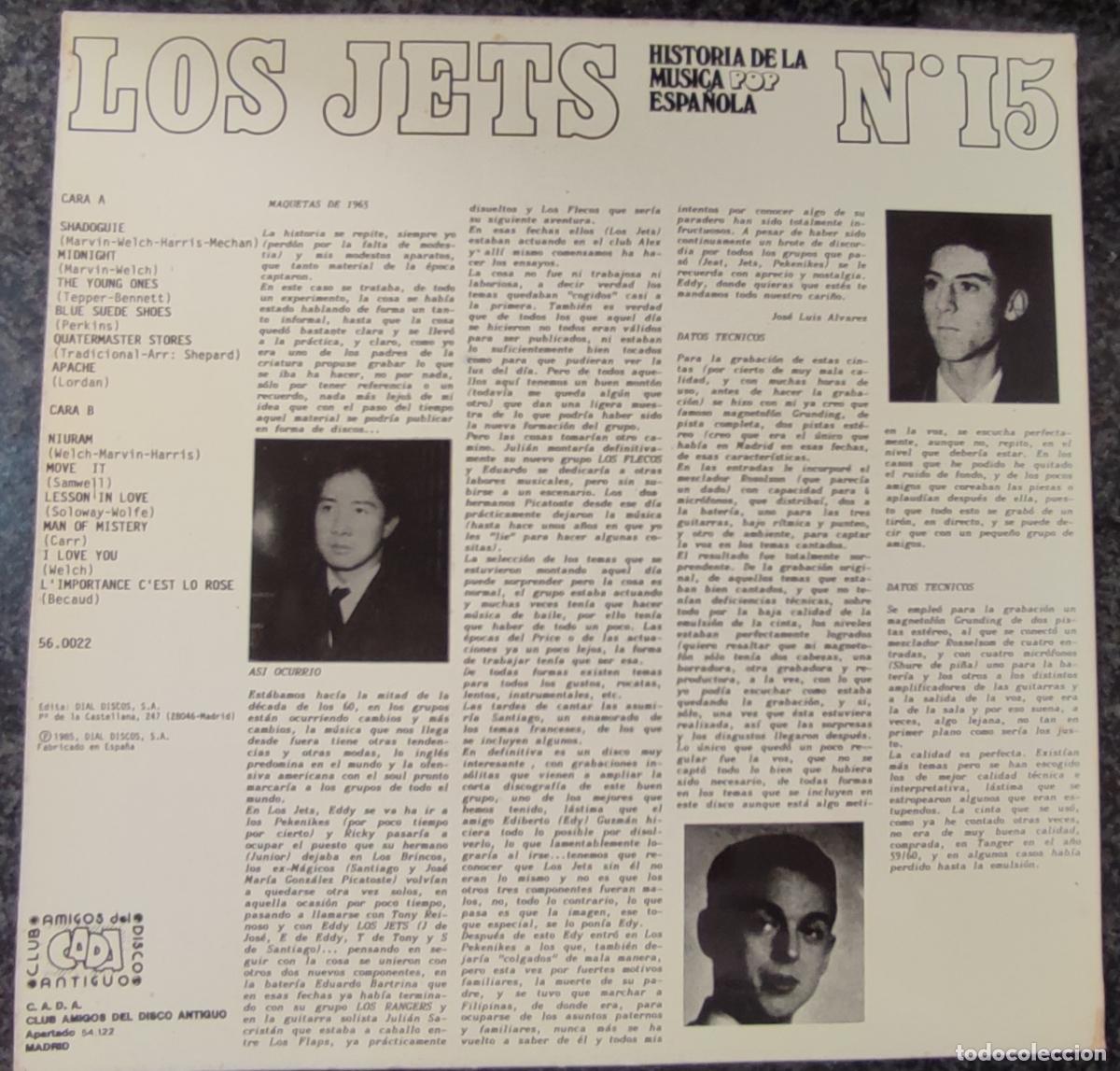 Discos de vinilo: Grabaciones In&eacute;ditas - Los Jets - Foto 2