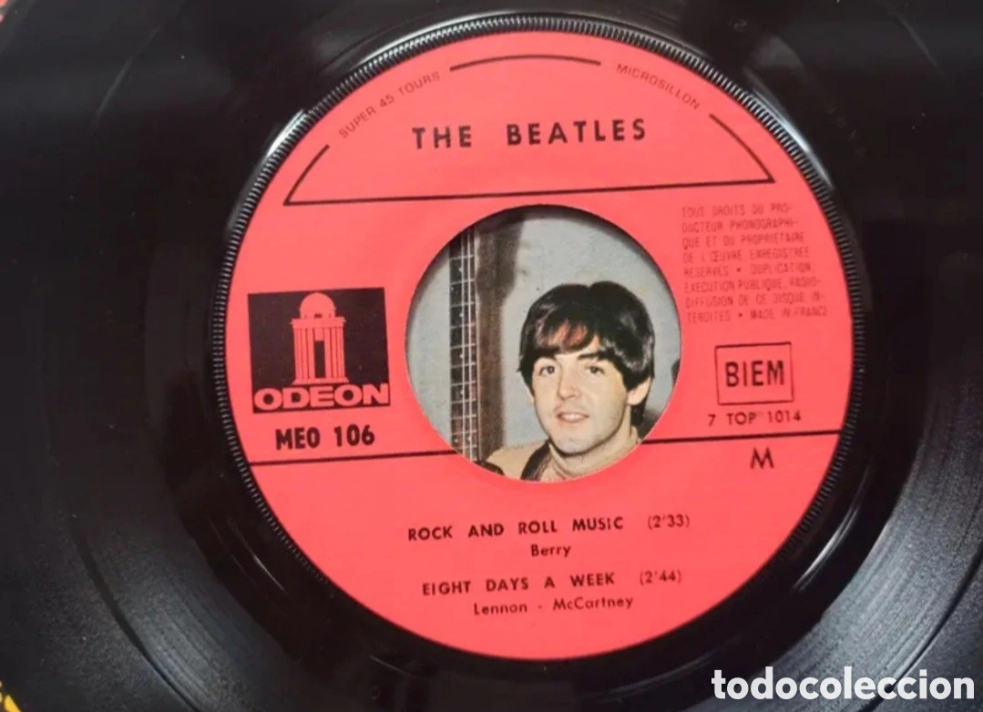 Discos de vinilo: Beatles &rdquo;Les Beatles 1965&rdquo; EP - Foto 3