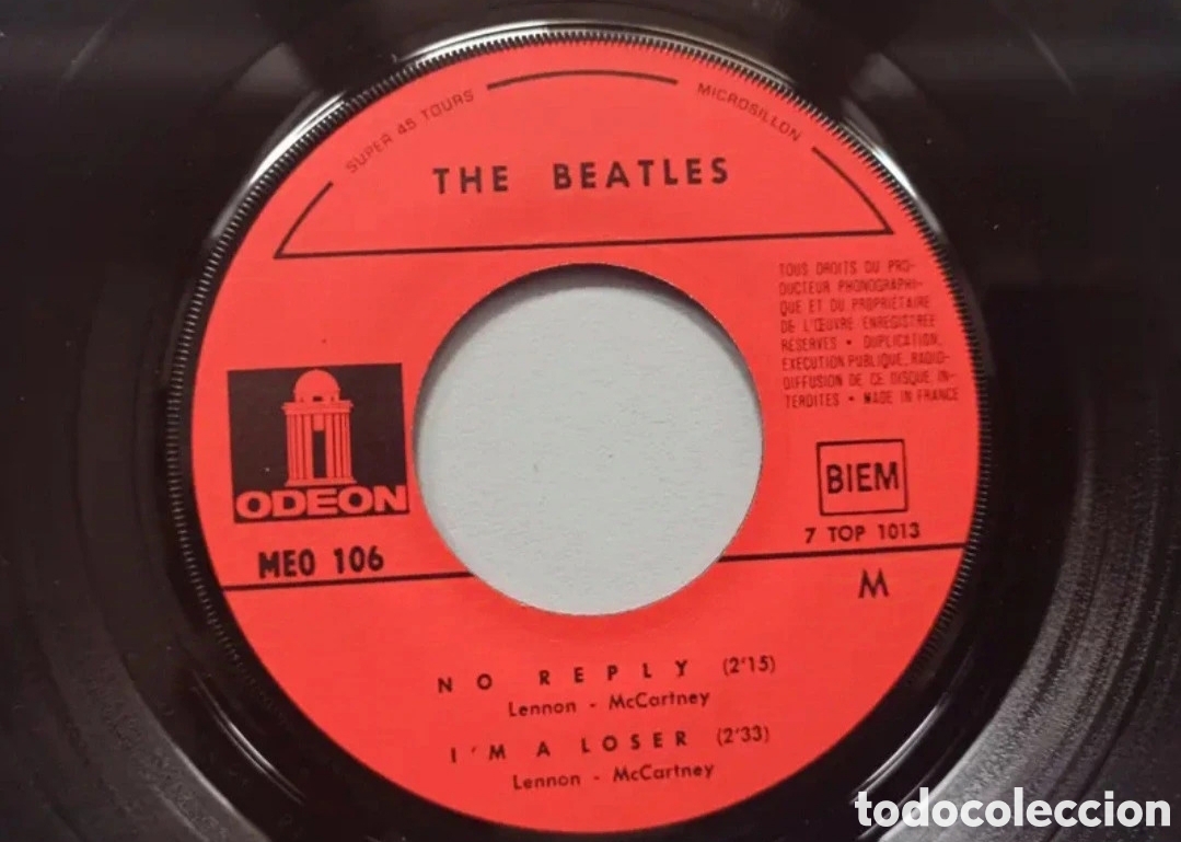 Discos de vinilo: Beatles &rdquo;Les Beatles 1965&rdquo; EP - Foto 4