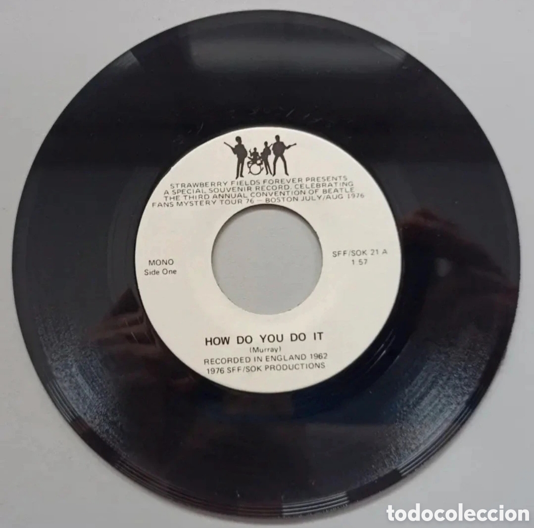 Discos de vinilo: Beatles &rdquo;How do you do It&rdquo; 7&rdquo; - Foto 2