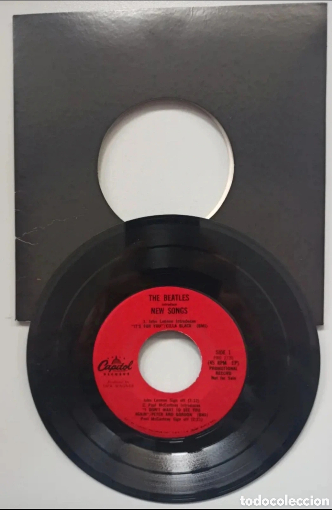 Discos de vinilo: Beatles &rdquo;New Songs&rdquo; 7&rdquo; - Foto 1
