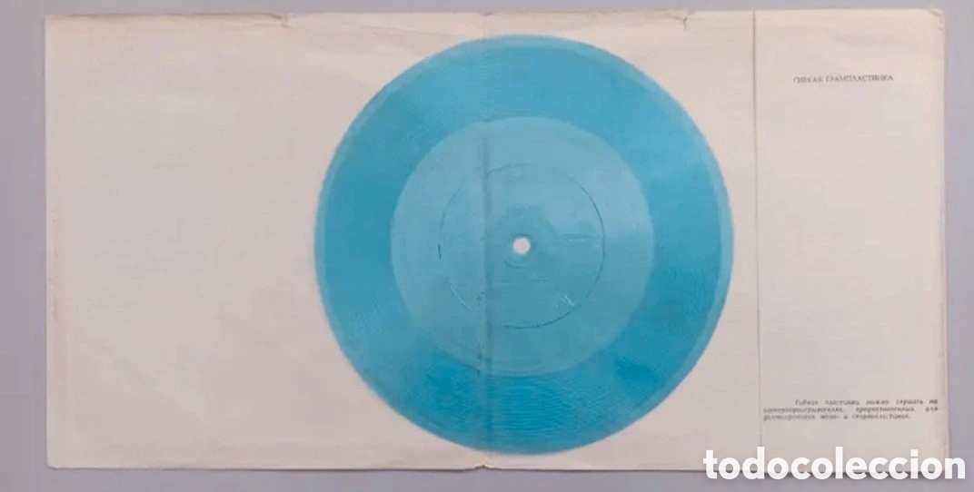 Discos de vinilo: Beatles &rdquo;Here comes the sun&rdquo; Flexi-disc - Foto 2