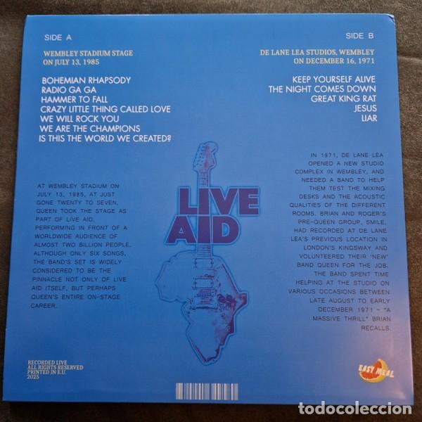 Discos de vinilo: Queen &ndash; Queen - live aid lp - Foto 2