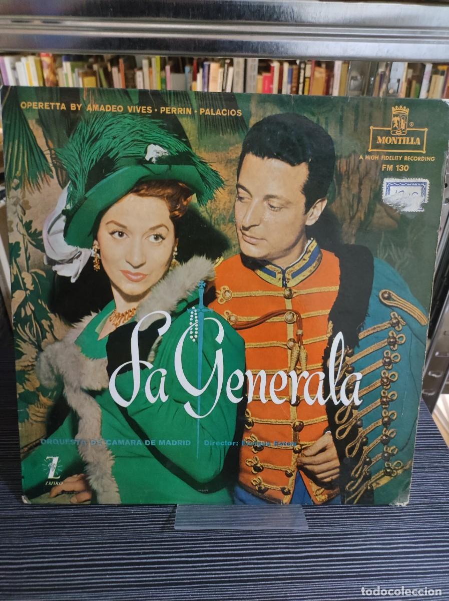 Discos de vinilo: Amadeo Vives, Perr&iacute;n, Palacios &ndash; La Generala - Foto 1