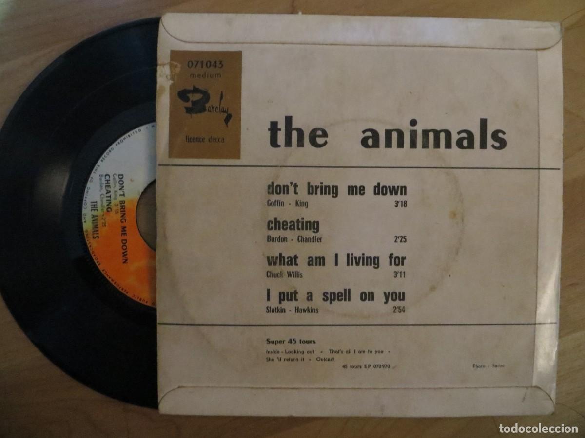 Discos de vinilo: The Animals - Dont Bring Me Down (7&rdquo;, EP) - Foto 2