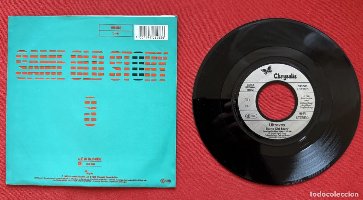Discos de vinilo: U-Vox 45t same old story EX EX single - Foto 2