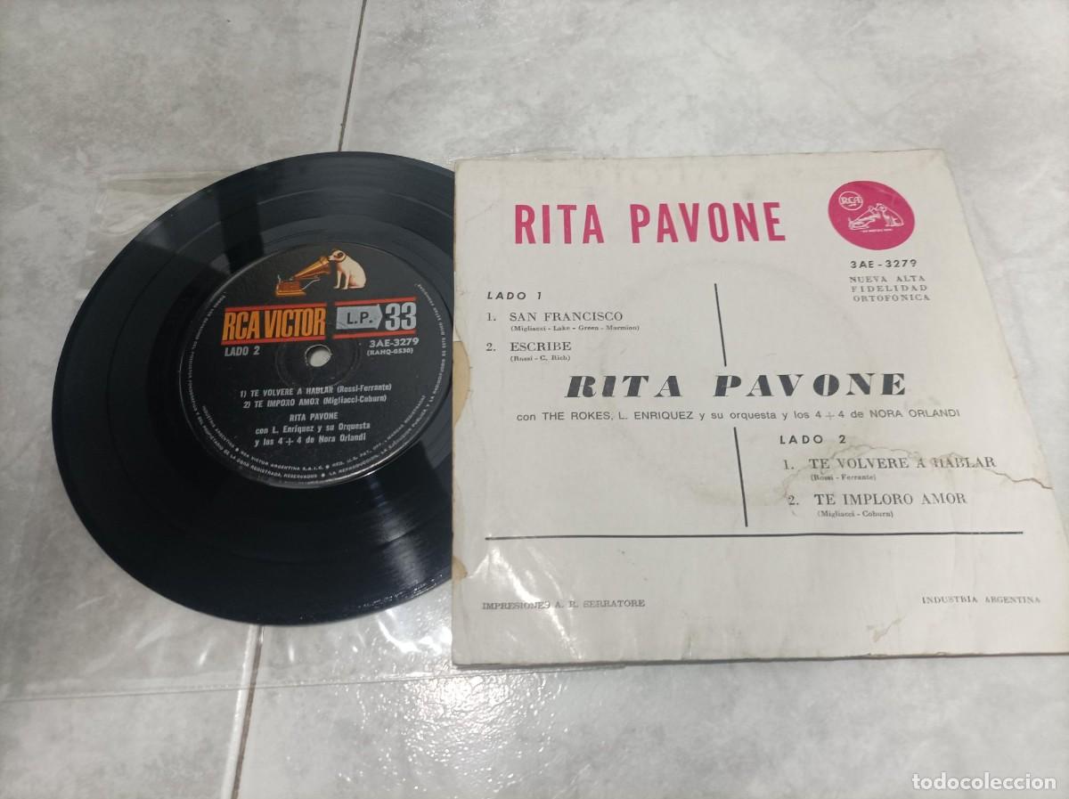 Discos de vinilo: Rita Pavone ep Argentina - Foto 2