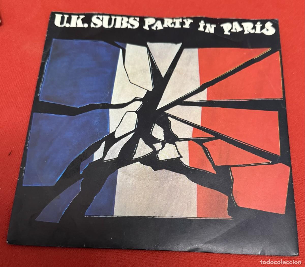 Discos de vinilo: U.K. Subs Party In Paris single - Foto 1