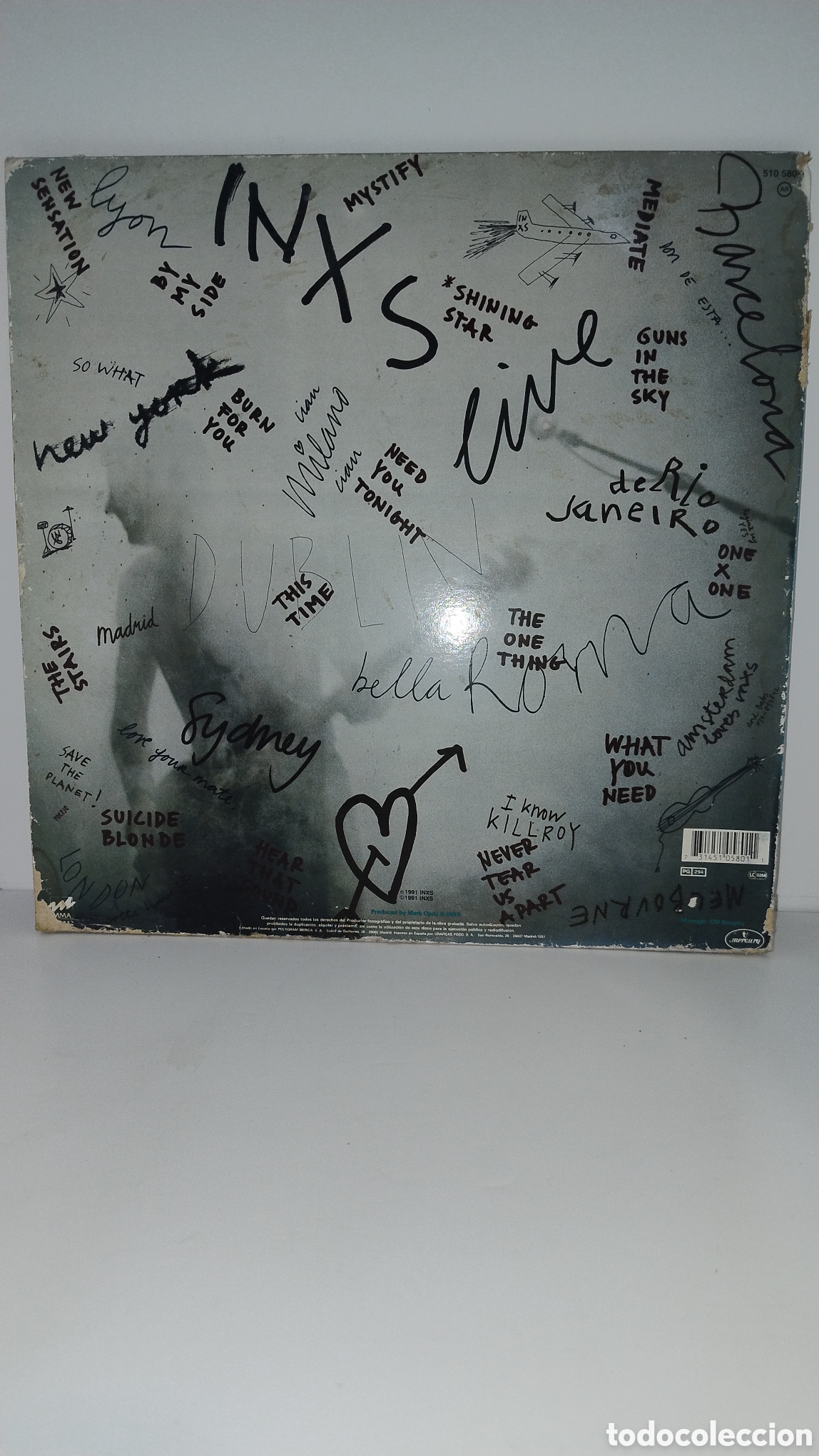 Discos de vinilo: Inxs live baby live LP - Foto 2